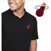 image:imageHolloway Mens NBA Miami Heat Repreve Eco PoloSustainable MoistureWicking Shirt for Activewear amp Casual WearMulti