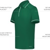 image:imageHolloway Mens Powered by Coolcore Performance PoloDark GreenWhite