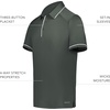 image:imageHolloway Mens Powered by Coolcore Performance PoloIronWhite