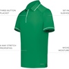image:imageHolloway Mens Powered by Coolcore Performance PoloKellyWhite