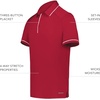 image:imageHolloway Mens Powered by Coolcore Performance PoloScarletWhite