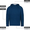 image:imageHolloway Womens Holloway Allpro Performance Fleece HoodieNavy HeatherSilver