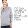 image:imageHolloway Womens Holloway Allpro Performance Fleece HoodiePurple HeatherSilver