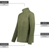 image:imageHolloway Womens Holloway Alpine Sweater Fleece 14 Zip PulloverOlive Heather