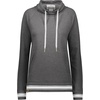 image:imageHolloway Womens Ladies AllAmerican Funnel Neck PulloverCarbon HeatherWhite