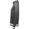 image:imageHolloway Womens Ladies AllAmerican Funnel Neck PulloverCarbon HeatherWhite