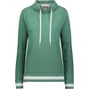 image:imageHolloway Womens Ladies AllAmerican Funnel Neck PulloverDark Green HeatherWhite