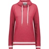 image:imageHolloway Womens Ladies AllAmerican Funnel Neck PulloverScarlet HeatherWhite