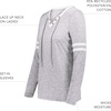 image:imageHolloway Womens Ladies Monterey Long Sleeve TeeAthletic HeatherWhite