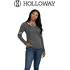 image:imageHolloway Womens Ladies Monterey Long Sleeve TeeAthletic HeatherWhite