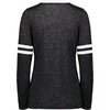 image:imageHolloway Womens Ladies Monterey Long Sleeve TeeBlack HeatherWhite