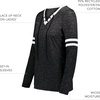 image:imageHolloway Womens Ladies Monterey Long Sleeve TeeBlack HeatherWhite