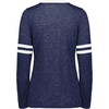 image:imageHolloway Womens Ladies Monterey Long Sleeve TeeNavy HeatherWhite