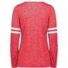 image:imageHolloway Womens Ladies Monterey Long Sleeve TeeScarlet HeatherWhite