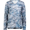 image:imageHolloway Womens Ladies Mossy Oak Momentum Long Sleeve TeeMo Elements Aqua Steelhead