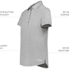 image:imageHolloway Womens Womens Electrify Polo Powered by CoolcoreAthletic Grey Heather