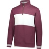 Maroon Heather/White