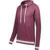 Maroon Heather/White