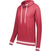 image:imageHolloway Womens Ladies AllAmerican Funnel Neck PulloverScarlet HeatherWhite