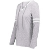 image:imageHolloway Womens Ladies Monterey Long Sleeve TeeAthletic HeatherWhite