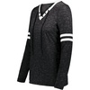 image:imageHolloway Womens Ladies Monterey Long Sleeve TeeBlack HeatherWhite