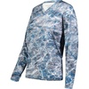 image:imageHolloway Womens Ladies Mossy Oak Momentum Long Sleeve TeeMo Elements Aqua Steelhead