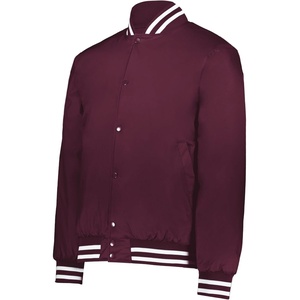image:imageHolloway Heritage Mens Cage Jacket  Outerwear with Quilted Lining  WaterResistant Finish for AllWeather WearMaroonWhite
