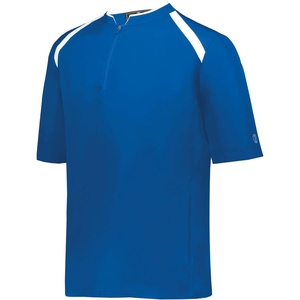 image:imageHolloway Mens Mens Clubhouse Short Sleeve Pullover Cage Jacket  Ultimate Athletic Performance Wear for Maximum MobilityRoyalWhite