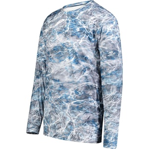 image:imageHolloway Mens Mossy Oak Momentum Long Sleeve TeeMo Elements Aqua Steelhead
