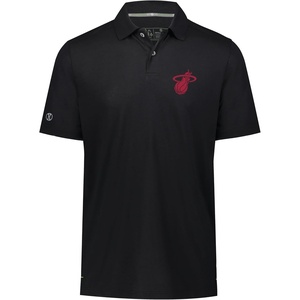 image:imageHolloway Mens NBA Miami Heat Repreve Eco PoloSustainable MoistureWicking Shirt for Activewear amp Casual WearMulti