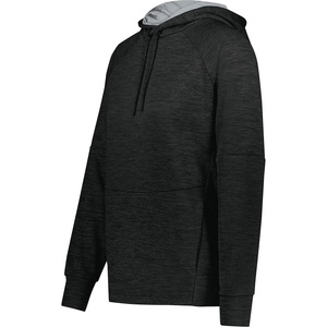 image:imageHolloway Womens Holloway Allpro Performance Fleece HoodieBlack HeatherSilver