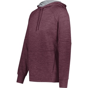 image:imageHolloway Womens Holloway Allpro Performance Fleece HoodieMaroon HeatherSilver