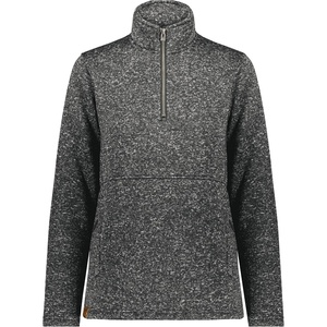 image:imageHolloway Womens Holloway Alpine Sweater Fleece 14 Zip PulloverBlack Heather
