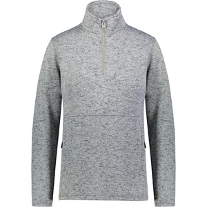image:imageHolloway Womens Holloway Alpine Sweater Fleece 14 Zip PulloverGraphite Heather