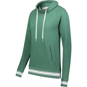 image:imageHolloway Womens Ladies AllAmerican Funnel Neck PulloverDark Green HeatherWhite