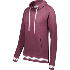 image:imageHolloway Womens Ladies AllAmerican Funnel Neck PulloverMaroon HeatherWhite