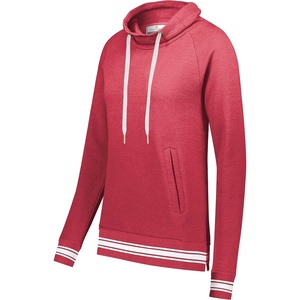 image:imageHolloway Womens Ladies AllAmerican Funnel Neck PulloverScarlet HeatherWhite