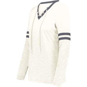 image:imageHolloway Womens Ladies Monterey Long Sleeve TeeBirch HeatherCarbon Heather
