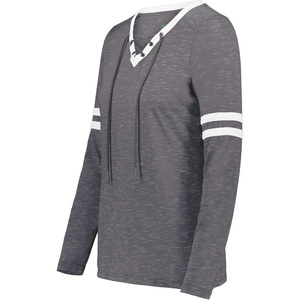 image:imageHolloway Womens Ladies Monterey Long Sleeve TeeCarbon HeatherAthletic Heather