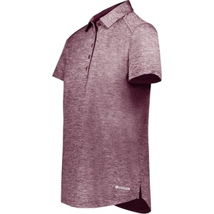 image:imageHolloway Womens Womens Electrify Polo Powered by CoolcoreMaroon Heather